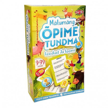 Tactic Mälumäng õpime tundma loomi ja loodust