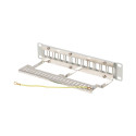 PATCH PANEL BLANK 12 PORT 1U 19" FTP FOR KEYSTONE MODULES GREY LANBERG V2