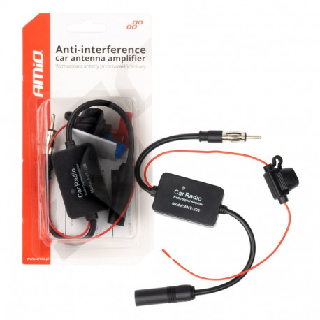 autode antennivõimendi häiretevastane 12v amio-04133