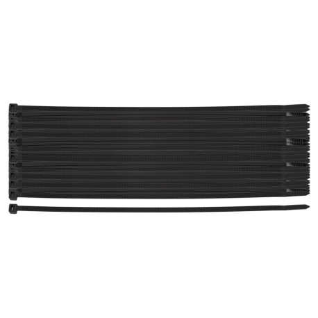 Opaski zaciskowe EXTREME 4.8 x 200 mm, czarne, 100 szt.