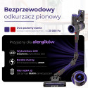 AD 7061 Przyjazny dla alergików bezprzewodowy odkurzacz pionowy pro