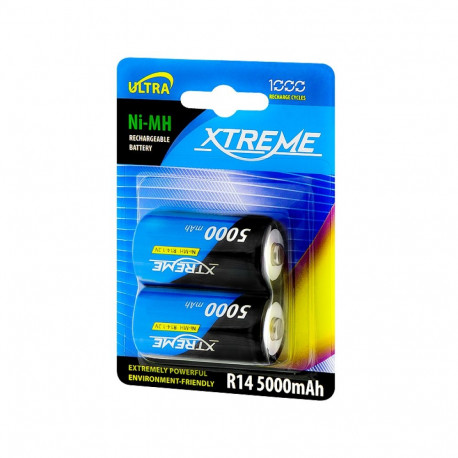 82-603# Akumulator r14 ni-mh 5000mah xtreme 2szt.