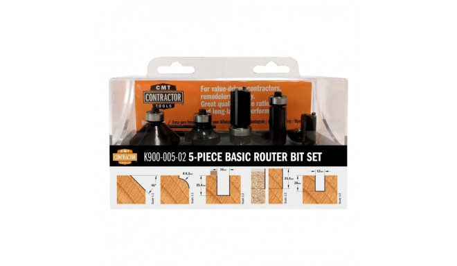 5 osaline otsfreeside komplekt