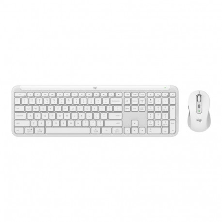 LOGITECH Signature Slim Combo MK950 Keyboard and mouse set wireless Bluetooth 5.1 LE QWERTY off-whit