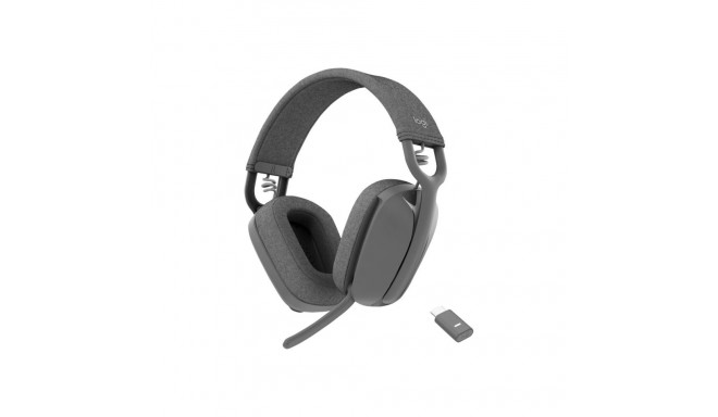 LOGITECH Zone Vibe Juhtmevaba Peakomplekt täismõõdus Bluetooth USB-C kaudu Bluetooth adapter grafiit