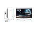 BENQ EX321UX 31.5inch UHD Mini LED IPS 700cd/m2 144Hz 1ms 2xHDMI 2.1 DP USB type C PD65W HUB USB Hei