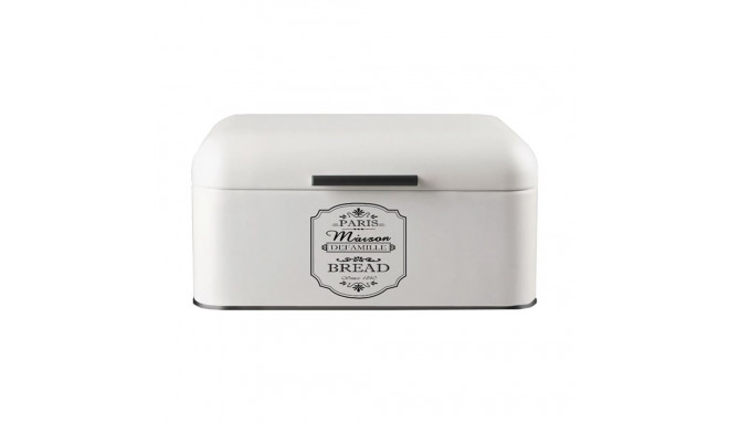 Bread Box - Maestro Mr1771s Rectangular Metal, White