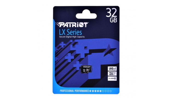 Memory Card - Patriot Psf32gmc10 32GB Microsdhc Uhs-i Class 10