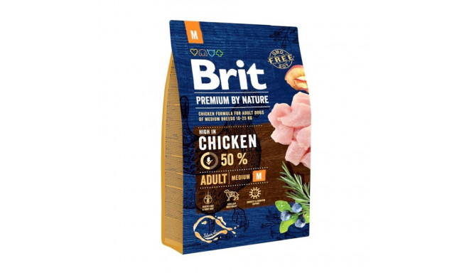 Dog Food - Brit Premium Adult M Chicken 3kg