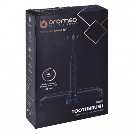Sonic Toothbrush - ORO-SONIC X Pro 5 Modes Black