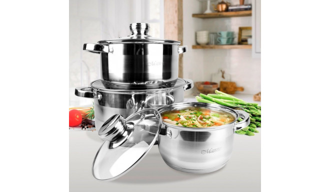 Cookware Set - Maestro Mr-2220-6l 6-element Cookware Set