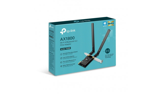 Wi-Fi Adapter - Tp-link Ax1800 WiFi 6 Bluetooth 5.2 Pcie Adapter