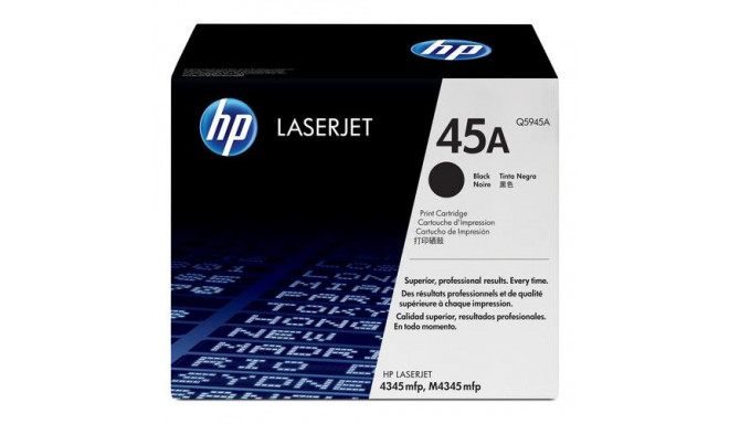 HP 45A Black Original LaserJet Toner Cartridge