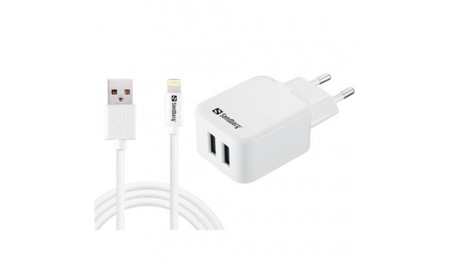 Sandberg AC Charger EU Lightning 2.4A