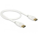 DeLOCK 85507 DisplayPort cable 0.5 m White