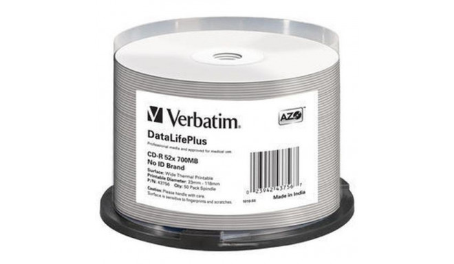 Verbatim CD-R 52x DataLifePlus 700 MB 50 pc(s)