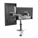 LogiLink BP0077 monitor mount / stand 68.6 cm (27&quot;) Black, Stainless steel Desk