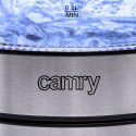 Camry Premium CR 1290 electric kettle 1.7 L 2000 W Black, Transparent