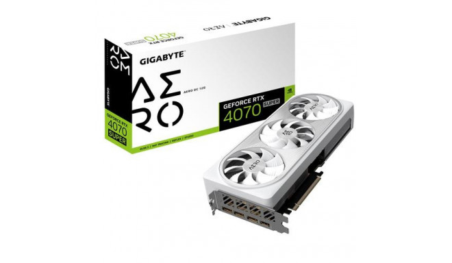 GIGABYTE AERO GeForce RTX 4070 SUPER OC 12G NVIDIA 12 GB GDDR6X