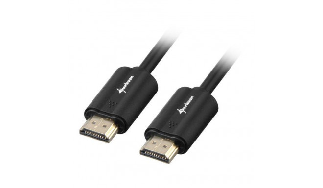 Sharkoon HDMI/HDMI 4K, 5m HDMI cable HDMI Type A (Standard) Black