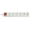 Lindy 73103 power extension 6 AC outlet(s) Indoor White