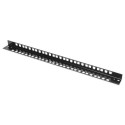 Intellinet 19&quot; Wall Mount Rails, 9U, Black, 2-pack