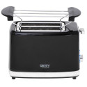 Camry Premium CR 3218 toaster 6 2 slice(s) 900 W Black, Silver