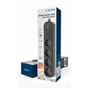 Gembird TSL-PS-S4U-01 Smart power strip 4 AC outlet(s) Type E 1.5 m 3 3680 W Black