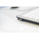BakkerElkhuizen UltraBoard 960 Standard Compact keyboard Office USB QWERTZ Swiss Silver, White