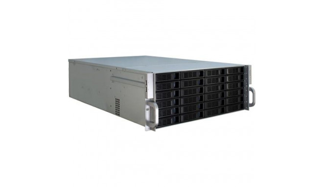 Inter-Tech 4U-4424 Rack Black, Silver