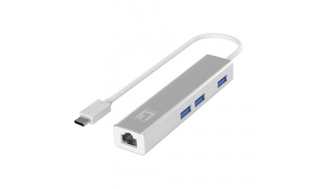 LevelOne Gigabit USB-C Network Adapter with USB Hub