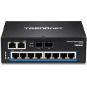 Trendnet TI-G102 network switch Gigabit Ethernet (10/100/1000) Black