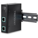 Trendnet TI-E100 network extender Network transmitter Black 10, 100, 1000 Mbit/s