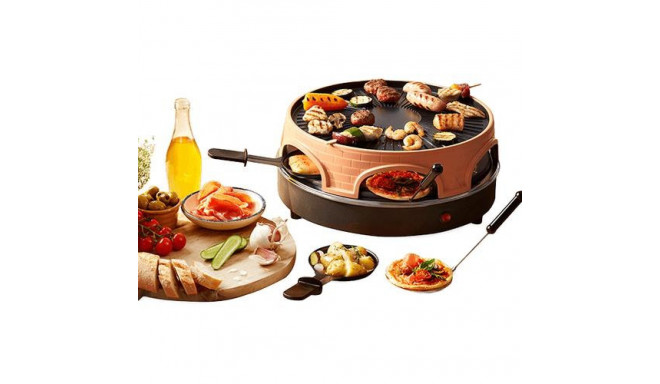 Emerio PO-113255.4 raclette grill 1500 W Black, Brown