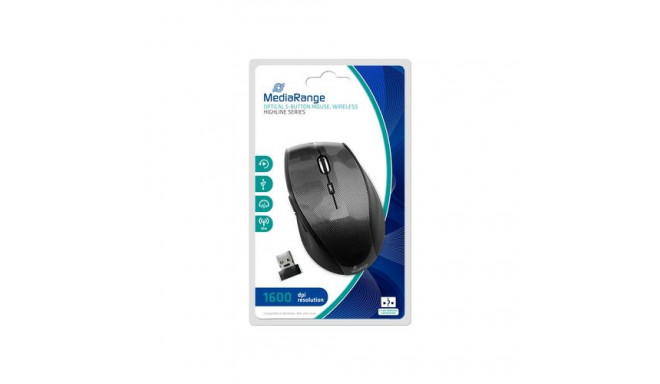 MediaRange MROS207 mouse Office Right-hand RF Wireless Optical 1600 DPI