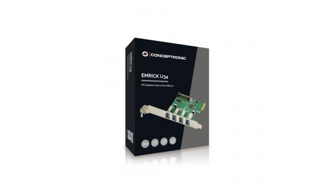 Conceptronic EMRICK02G interface cards/adapter Internal USB 3.2 Gen 1 (3.1 Gen 1)