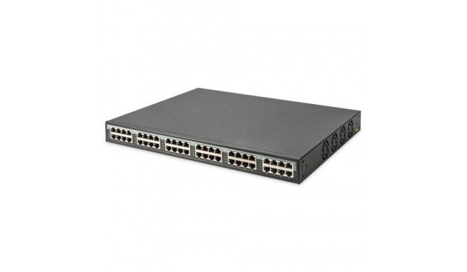 Digitus 24 Port 10G Ethernet PoE+ Injector, 802.3at, 370 W
