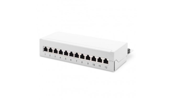 Digitus Desktop CAT 6A, Class EA patch panel, shielded, grey