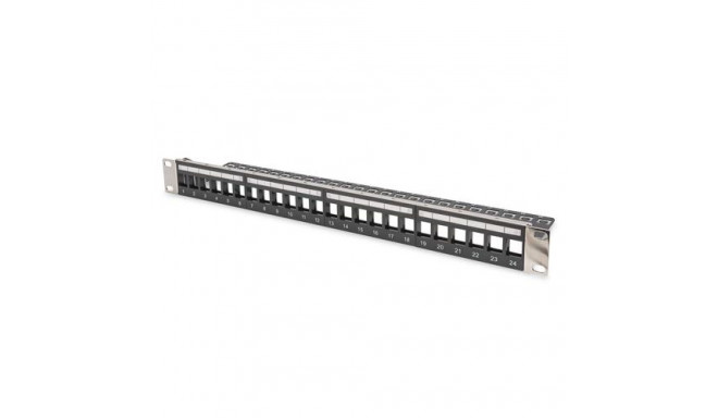 Digitus Modular Patch Panel for Keystone Jack 1U Rack Mount - Unloaded