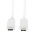 LogiLink CU0130 USB cable USB 3.2 Gen 2 (3.1 Gen 2) 0.5 m USB C White