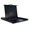 Inter-Tech KVM-1708 rack console 43.2 cm (17&quot;) 1280 x 1024 pixels Steel Black