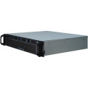 Inter-Tech IPC 2U-2404S Rack Black, Silver