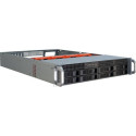 Inter-Tech IPC 2U-2408 Rack Black, Stainless steel