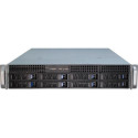 Inter-Tech IPC 2U-2408 Rack Black, Stainless steel