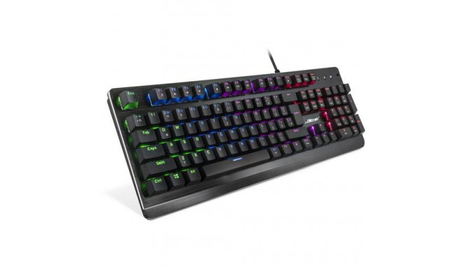 Inter-Tech NK-2000ME keyboard Gaming USB QWERTZ Black