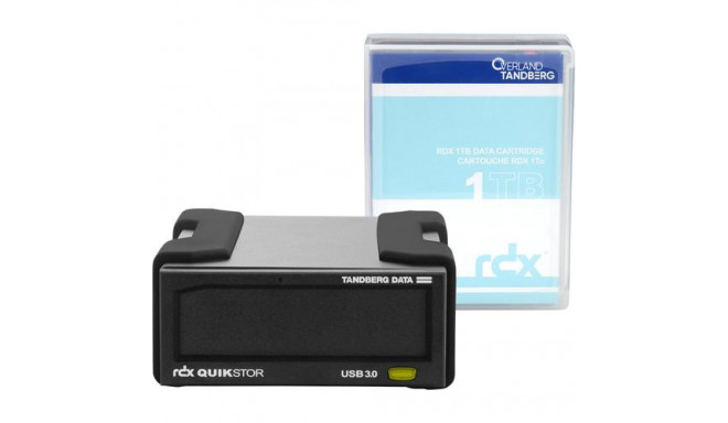 Overland-Tandberg O-T RDX External drive kit with 1TB HDD, black, USB3+