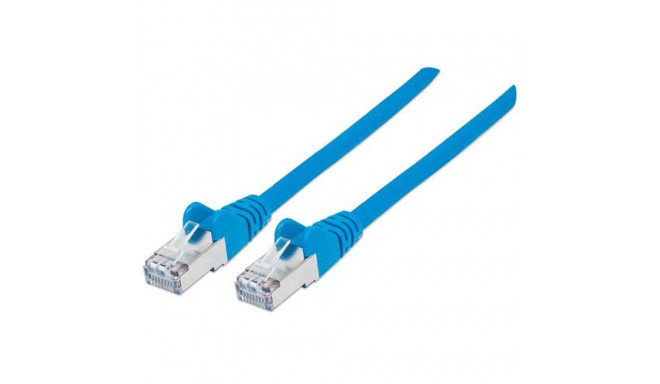 Intellinet Network Patch Cable, Cat6, 30m, Blue, Copper, S/FTP, LSOH / LSZH, PVC, RJ45, Gold Plated 