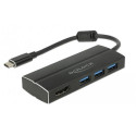 DeLOCK 63931 laptop dock/port replicator USB 3.2 Gen 1 (3.1 Gen 1) Type-C Black