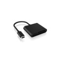 ICY BOX IB-CR301-C3 card reader USB 3.2 Gen 1 (3.1 Gen 1) Type-C Black