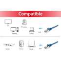 Equip Cat.6A S/FTP Patch Cable, 20m, Blue